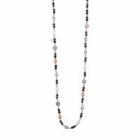 Necklace Lelune Woman LELUNE GLAMOUR in Silver Perla LGNK550.2